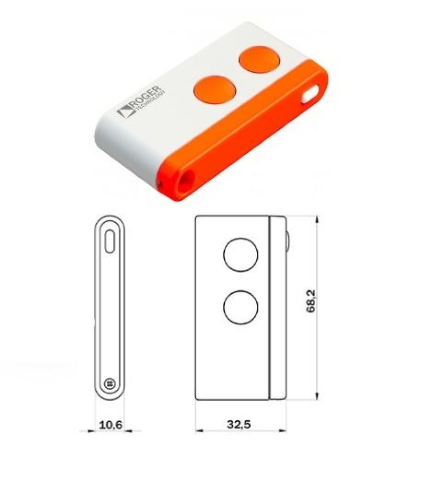 T80/TX2 Roger távirányító