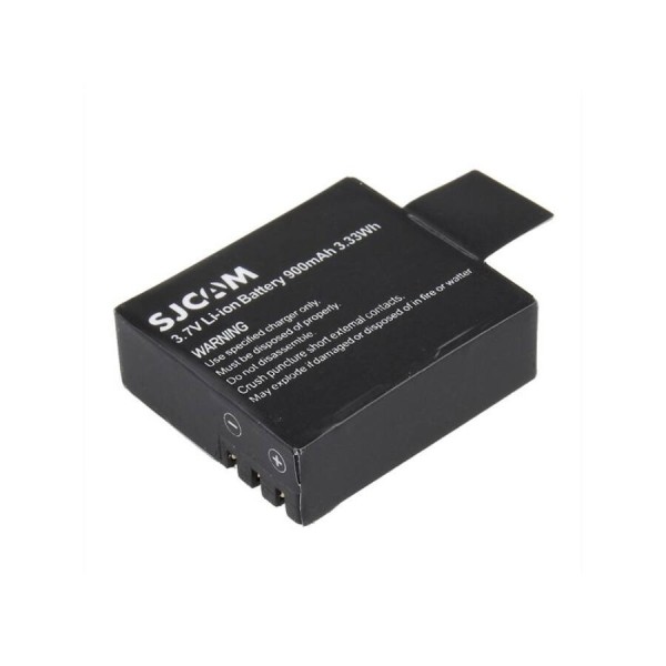 Akkumulátor, LI-ion, SJCAM SJ4000 - SJ5000- M10 szériához használható, 900mA, 3.7 V, 3.33 Wh